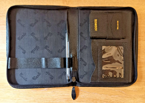 Carlo black real - real, leather