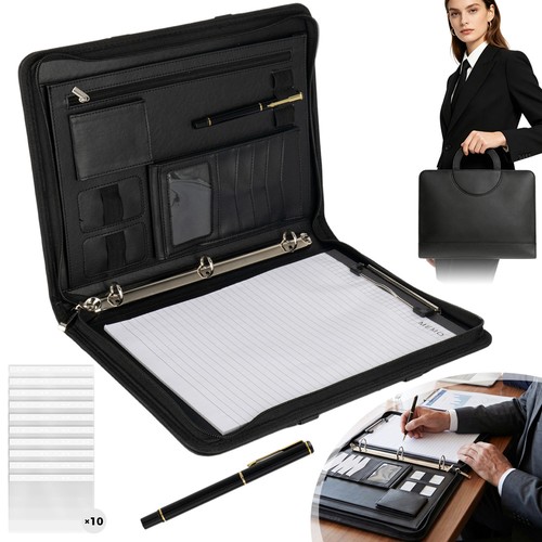 Zipped conference folder - a4,