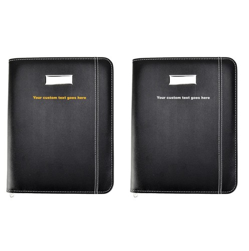 Personalised text leather - personalised, look