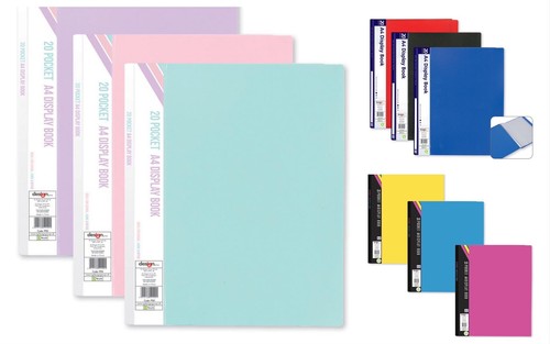 Display book pockets - display,