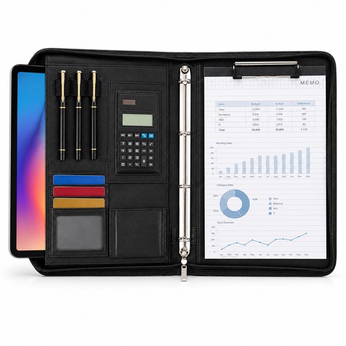 Leathario portfolio folder - folder, a4