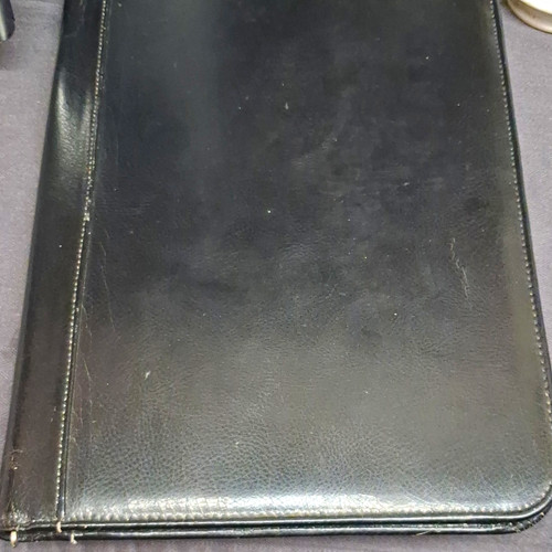 Faux leather zip - a4,