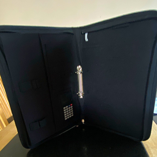 Black zip ring - ring, binder